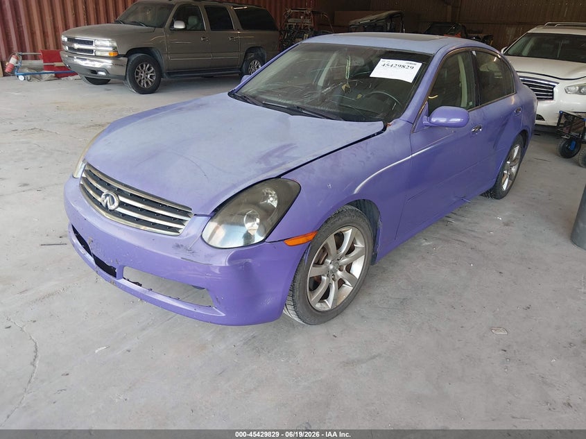 2005 Infiniti G35 VIN JNKCV51E65M207819 IAAI salvage auction — NORMAL WEAR, Clear (Tennessee), sold $300 on 2026-07-13 (photo 2)