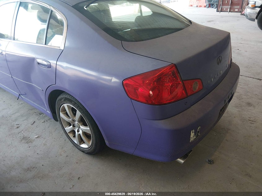 2005 Infiniti G35 VIN JNKCV51E65M207819 IAAI salvage auction — NORMAL WEAR, Clear (Tennessee), sold $300 on 2026-07-13 (photo 3)