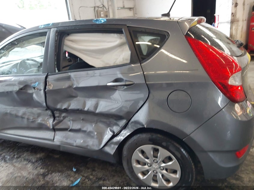 2015 Hyundai Accent VIN KMHCT5AE5FU225295 IAAI salvage auction — LEFT SIDE, Salvage (Pennsylvania), sold $600 on 2026-07-14 (photo 6)