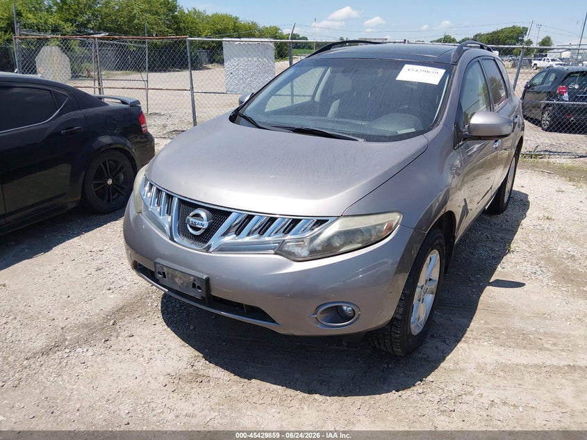 2009 Nissan Murano VIN JN8AZ18W79W125200 IAAI salvage auction — NORMAL WEAR, Regular Certificate (Iowa), sold $375 on 2026-07-13 (photo 2)