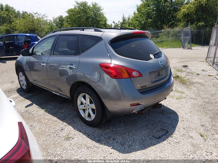 2009 Nissan Murano VIN JN8AZ18W79W125200 IAAI salvage auction — NORMAL WEAR, Regular Certificate (Iowa), sold $375 on 2026-07-13 (photo 3)