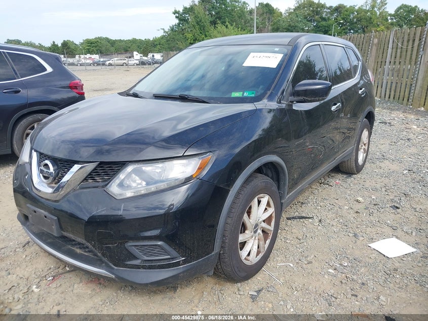 2016 Nissan Rogue VIN KNMAT2MT1GP602936 IAAI salvage auction — NORMAL WEAR, Clear (Virginia), sold $575 on 2026-07-06 (photo 2)