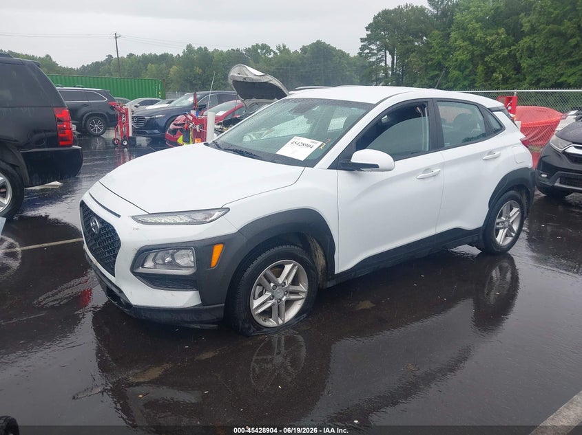 2019 Hyundai Kona VIN KM8K12AA9KU306016 IAAI salvage auction — FRONT END, Salvage (North Carolina), sold $5,500 on 2026-07-08 (photo 2)