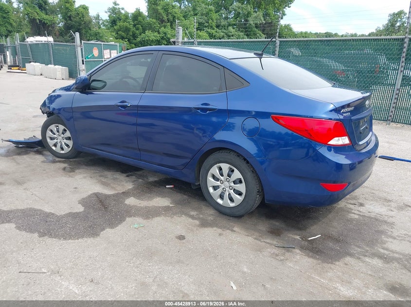 2016 Hyundai Accent VIN KMHCT4AE9GU044759 IAAI salvage auction — FRONT END, Salvage - Greater Than 75% (Maryland), sold $850 on 2026-07-09 (photo 3)