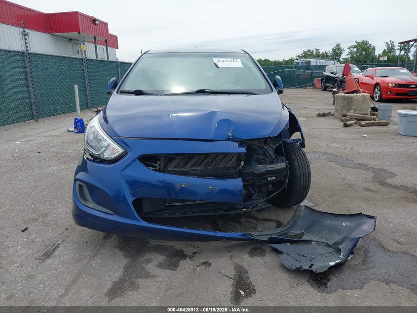 2016 Hyundai Accent VIN KMHCT4AE9GU044759 IAAI salvage auction — FRONT END, Salvage - Greater Than 75% (Maryland), sold $850 on 2026-07-09 (photo 6)