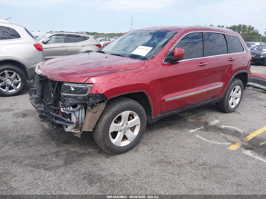 2012 Jeep Grand cherokee VIN 1C4RJEAG6CC176888 IAAI salvage auction — FRONT END, Salvage (South Carolina), sold $775 on 2026-07-18 (photo 2)
