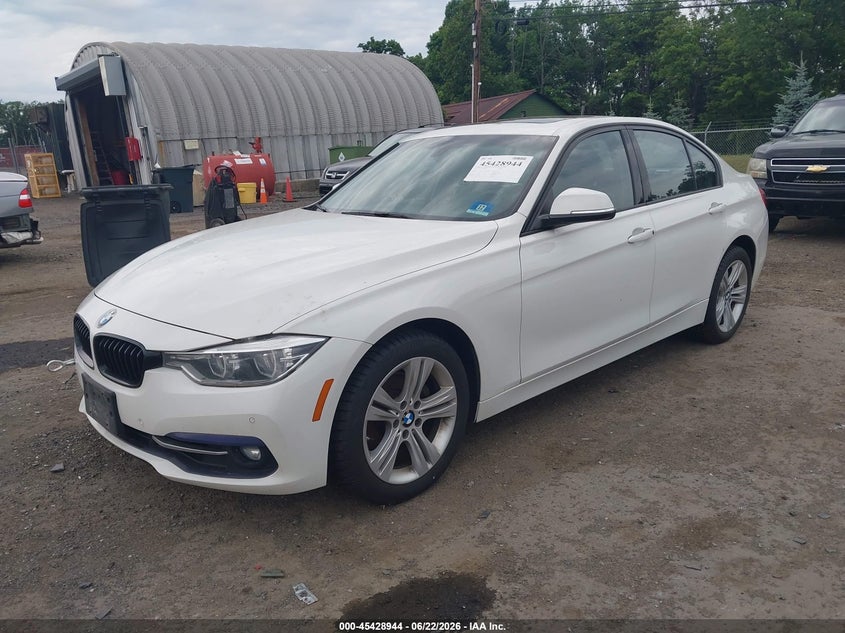 2016 BMW 3 series VIN WBA8E3G56GNU00064 IAAI salvage auction — NORMAL WEAR, Clear (New Jersey), sold $1,300 on 2026-07-11 (photo 2)