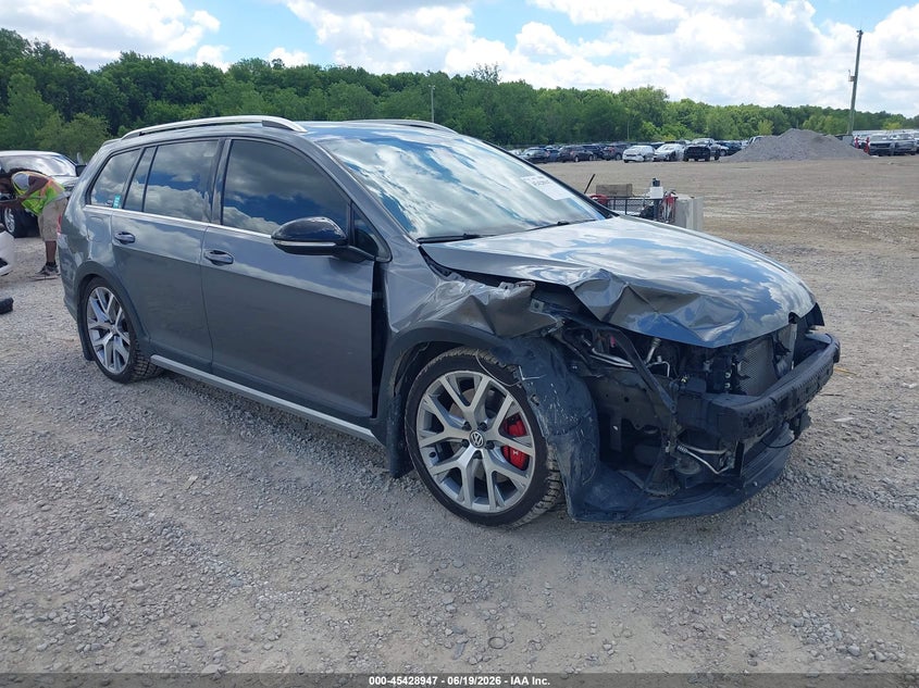 2017 Volkswagen Golf VIN 3VWH17AU5HM507721 IAAI salvage auction — FRONT END, Salvage Title, sold $1,775 on 2026-08-06 (photo 1)