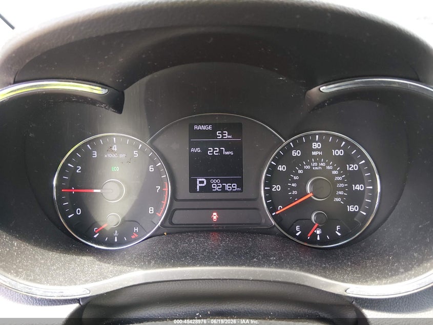 2016 Kia Forte VIN KNAFK4A68G5613377 IAAI salvage auction — STORM DAMAGE, Clear (Indiana), sold $1,250 on 2026-07-22 (photo 7)