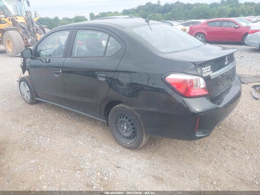 2024 Mitsubishi Mirage VIN ML32FUFJ2RHF04729 IAAI salvage auction — LEFT FRONT, Salvage Title, sold $2,600 on 2026-08-01 (photo 3)