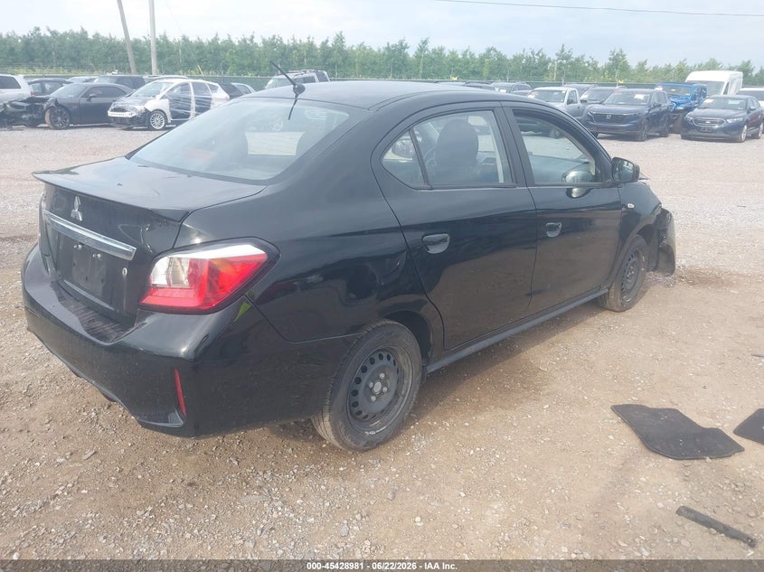 2024 Mitsubishi Mirage VIN ML32FUFJ2RHF04729 IAAI salvage auction — LEFT FRONT, Salvage Title, sold $2,600 on 2026-08-01 (photo 4)