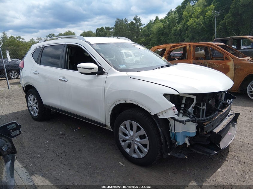 2017 Nissan Rogue VIN KNMAT2MVXHP519914 IAAI salvage auction — ALL OVER, Salvage (Massachusetts), sold $25 on 2026-07-28 (photo 1)