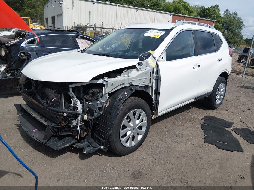 2017 Nissan Rogue VIN KNMAT2MVXHP519914 IAAI salvage auction — ALL OVER, Salvage (Massachusetts), sold $25 on 2026-07-28 (photo 2)
