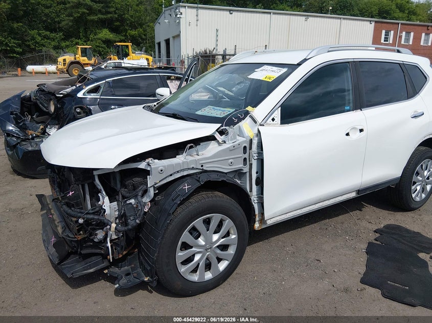2017 Nissan Rogue VIN KNMAT2MVXHP519914 IAAI salvage auction — ALL OVER, Salvage (Massachusetts), sold $25 on 2026-07-28 (photo 6)