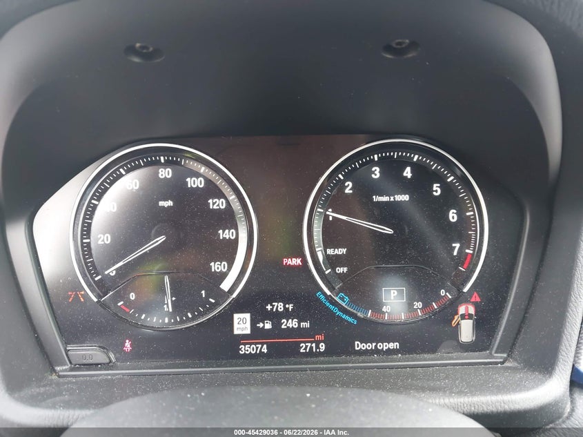2021 BMW X1 VIN WBXJG9C01M5U39414 IAAI salvage auction — FRONT END, Salvage (Tennessee), sold $7,900 on 2026-07-09 (photo 7)