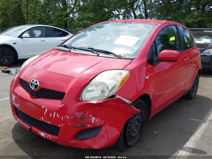 2010 Toyota Yaris VIN JTDJT4K31A5319342 IAAI salvage auction — FRONT END, Salvage (New Jersey), sold $625 on 2026-07-27 (photo 2)