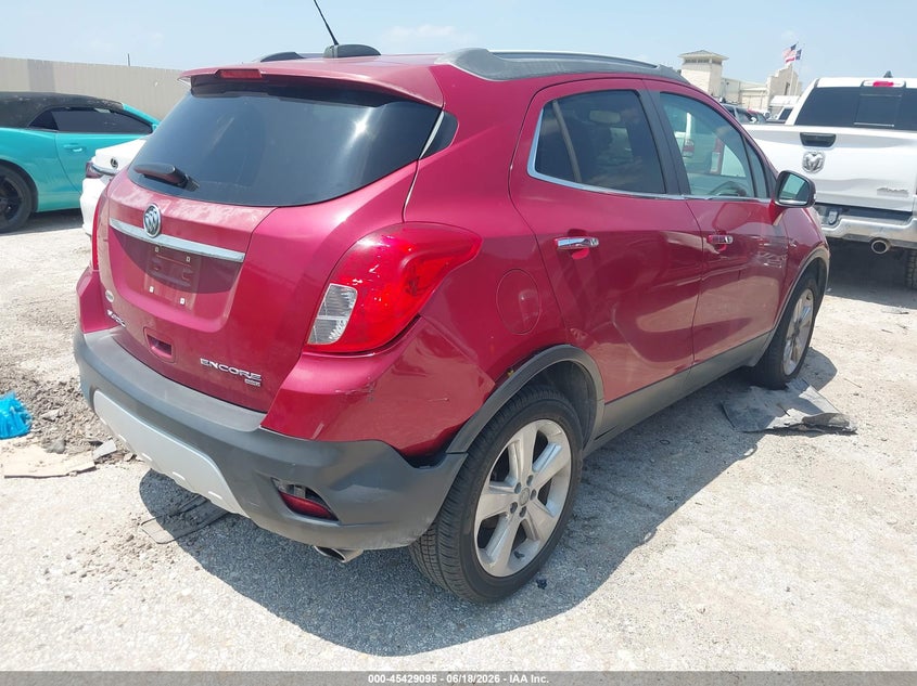 2015 Buick Encore VIN KL4CJFSB6FB145448 IAAI salvage auction — NORMAL WEAR, Original (Texas), sold $1,550 on 2026-07-13 (photo 4)