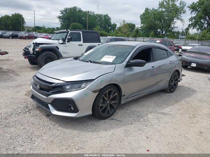 2017 Honda Civic VIN SHHFK7H41HU204046 IAAI salvage auction — FRONT & REAR, Salvage (Ohio), sold $2,300 on 2026-07-12 (photo 2)