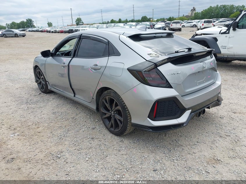 2017 Honda Civic VIN SHHFK7H41HU204046 IAAI salvage auction — FRONT & REAR, Salvage (Ohio), sold $2,300 on 2026-07-12 (photo 3)