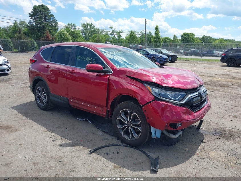 2021 Honda Cr-v VIN 7FARW1H53ME014496 IAAI salvage auction — FRONT END, Salvage (Virginia), sold $5,700 on 2026-07-11 (photo 1)