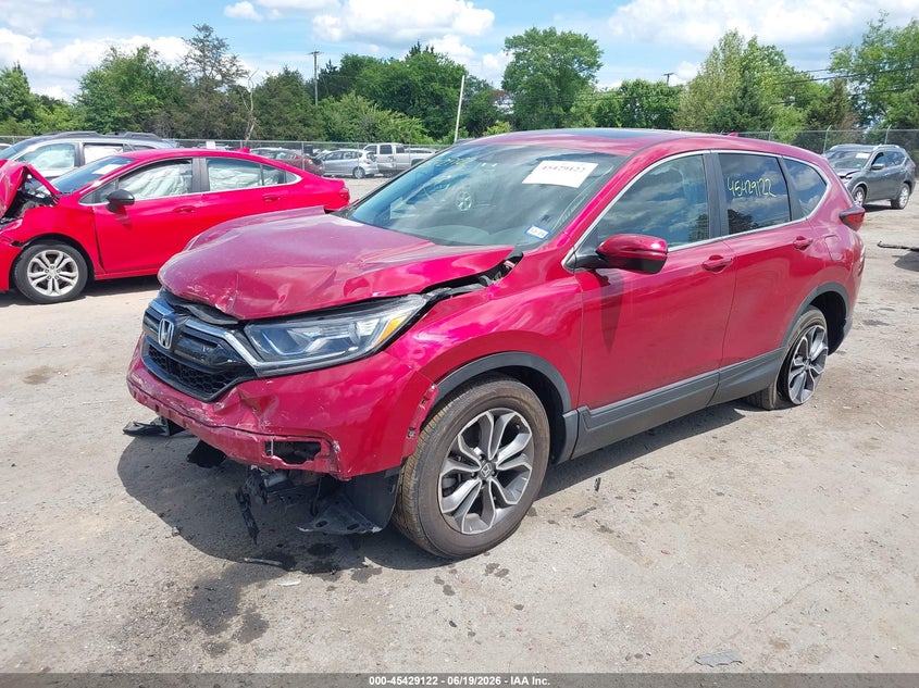 2021 Honda Cr-v VIN 7FARW1H53ME014496 IAAI salvage auction — FRONT END, Salvage (Virginia), sold $5,700 on 2026-07-11 (photo 2)