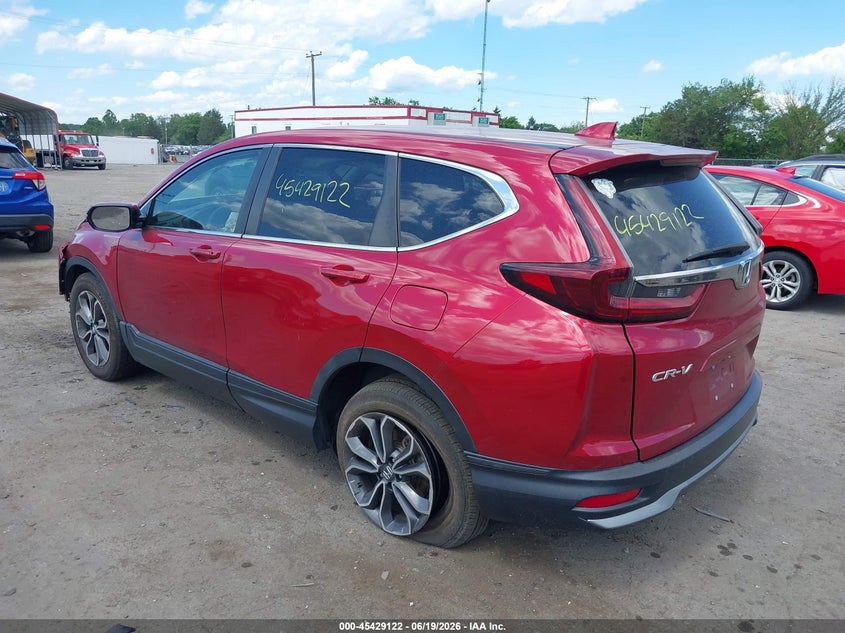 2021 Honda Cr-v VIN 7FARW1H53ME014496 IAAI salvage auction — FRONT END, Salvage (Virginia), sold $5,700 on 2026-07-11 (photo 3)