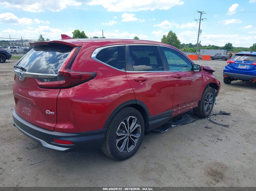 2021 Honda Cr-v VIN 7FARW1H53ME014496 IAAI salvage auction — FRONT END, Salvage (Virginia), sold $5,700 on 2026-07-11 (photo 4)