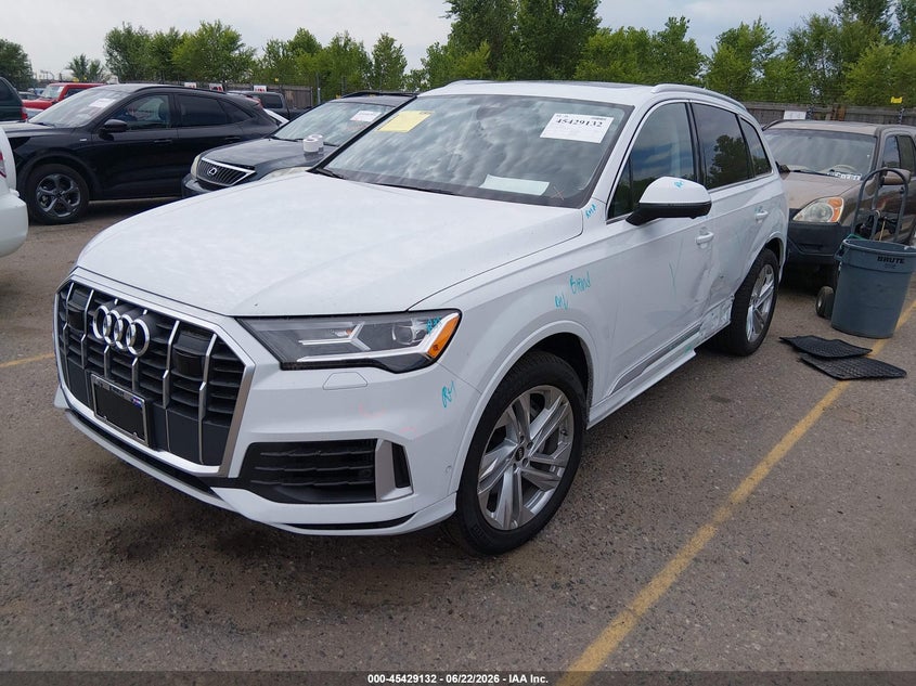 2022 Audi Q7 VIN WA1LXBF77ND020555 IAAI salvage auction — SIDE, Salvage (Arizona), sold $16,700 on 2026-07-27 (photo 2)