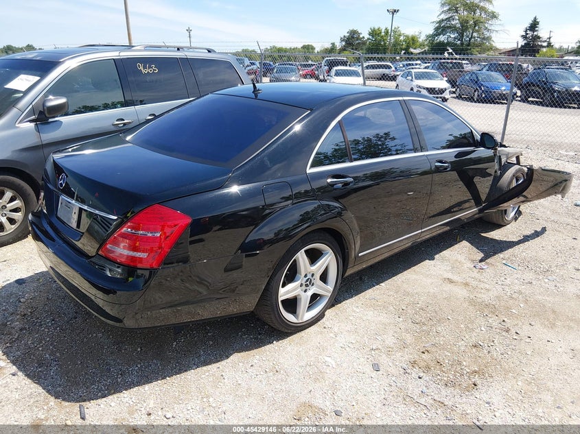 2007 Mercedes-benz S-klasse VIN WDDNG71X37A073864 IAAI salvage auction — FRONT END, Salvage (Illinois), sold $150 on 2026-07-28 (photo 4)