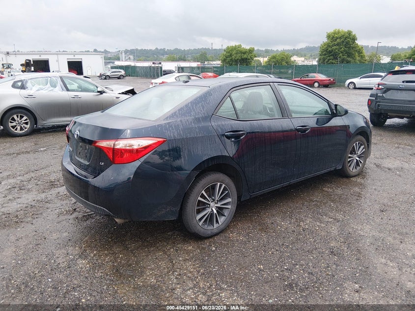 2017 Toyota Corolla VIN 2T1BURHE0HC878658 IAAI salvage auction — RIGHT SIDE, Salvage Title, sold $3,300 on 2026-07-18 (photo 4)