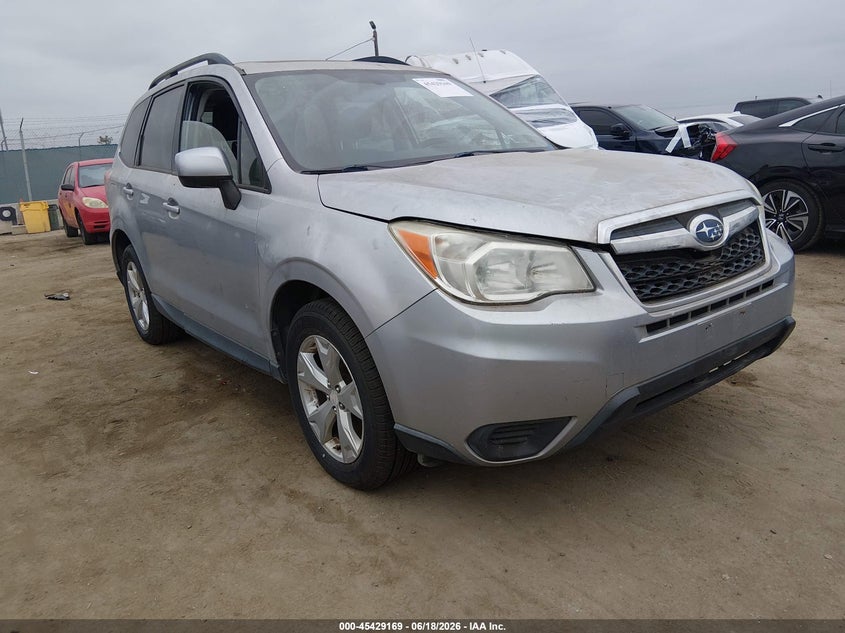 2014 Subaru Forester VIN JF2SJAEC3EH524803 IAAI salvage auction — NORMAL WEAR, Clear (New York), sold $850 on 2026-07-22 (photo 1)