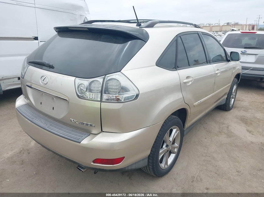 2007 Lexus Rx VIN JTJGW31U572004797 IAAI salvage auction — NORMAL WEAR, Salvage (California), sold $925 on 2026-07-29 (photo 4)
