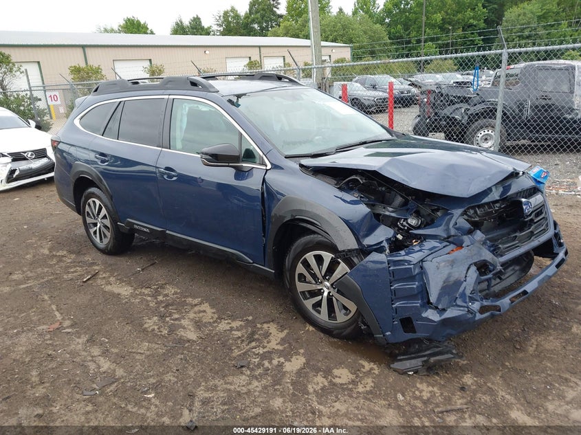 2025 Subaru Outback VIN 4S4BTACC4S3130386 IAAI salvage auction — FRONT END, Salvage (Virginia), sold $4,900 on 2026-07-10 (photo 1)