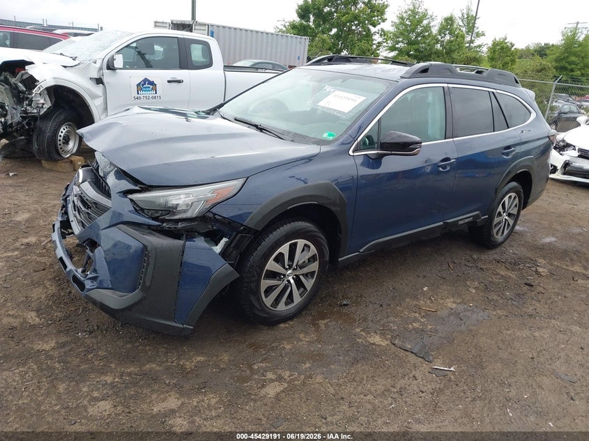 2025 Subaru Outback VIN 4S4BTACC4S3130386 IAAI salvage auction — FRONT END, Salvage (Virginia), sold $4,900 on 2026-07-10 (photo 2)