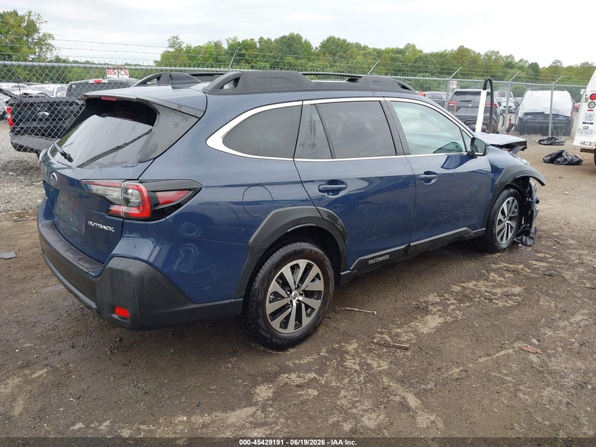 2025 Subaru Outback VIN 4S4BTACC4S3130386 IAAI salvage auction — FRONT END, Salvage (Virginia), sold $4,900 on 2026-07-10 (photo 4)