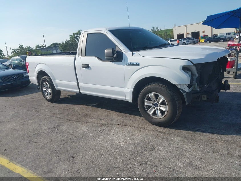 2016 Ford F-150 VIN 1FTMF1C85GKD13664 IAAI salvage auction — FRONT & REAR, Certificate Of Destruction (Florida), sold $1,650 on 2026-07-11 (photo 1)