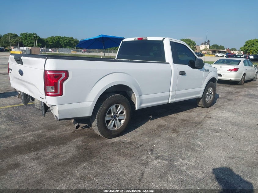 2016 Ford F-150 VIN 1FTMF1C85GKD13664 IAAI salvage auction — FRONT & REAR, Certificate Of Destruction (Florida), sold $1,650 on 2026-07-11 (photo 4)