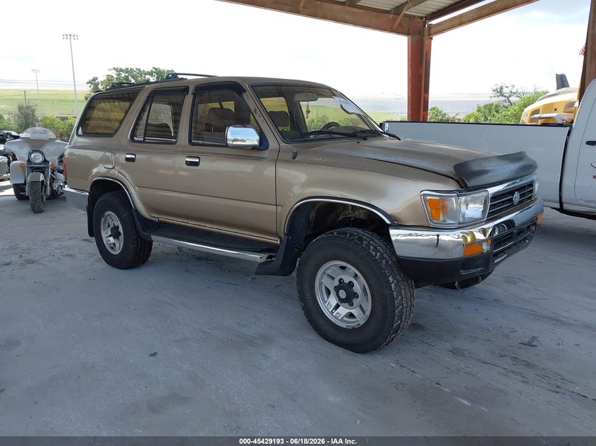 1995 Toyota 4runner VIN JT3VN39WXS0181423 IAAI salvage auction — NORMAL WEAR, Clear (Florida), sold $1,000 on 2026-07-14 (photo 1)