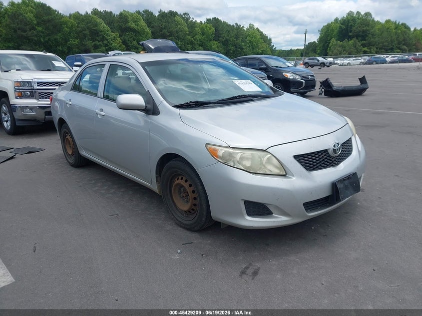 2009 Toyota Corolla VIN JTDBL40E699056553 IAAI salvage auction — REAR END, Salvage (North Carolina), sold $25 on 2026-07-22 (photo 1)