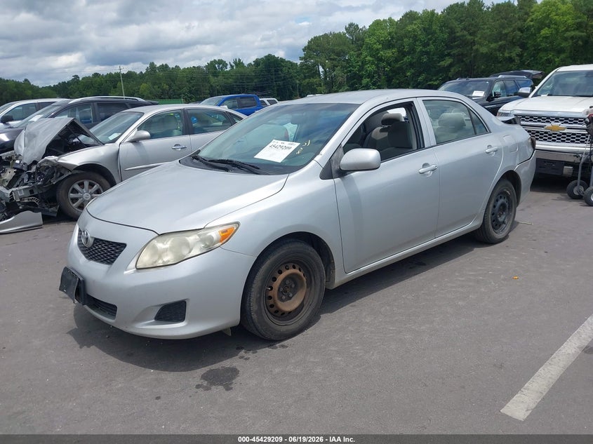 2009 Toyota Corolla VIN JTDBL40E699056553 IAAI salvage auction — REAR END, Salvage (North Carolina), sold $25 on 2026-07-22 (photo 2)