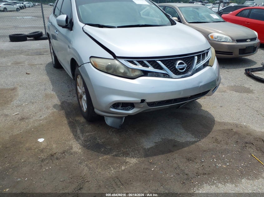 2012 Nissan Murano VIN JN8AZ1MU7CW112118 IAAI salvage auction — NORMAL WEAR, Clear (Louisiana), sold $350 on 2026-07-21 (photo 6)