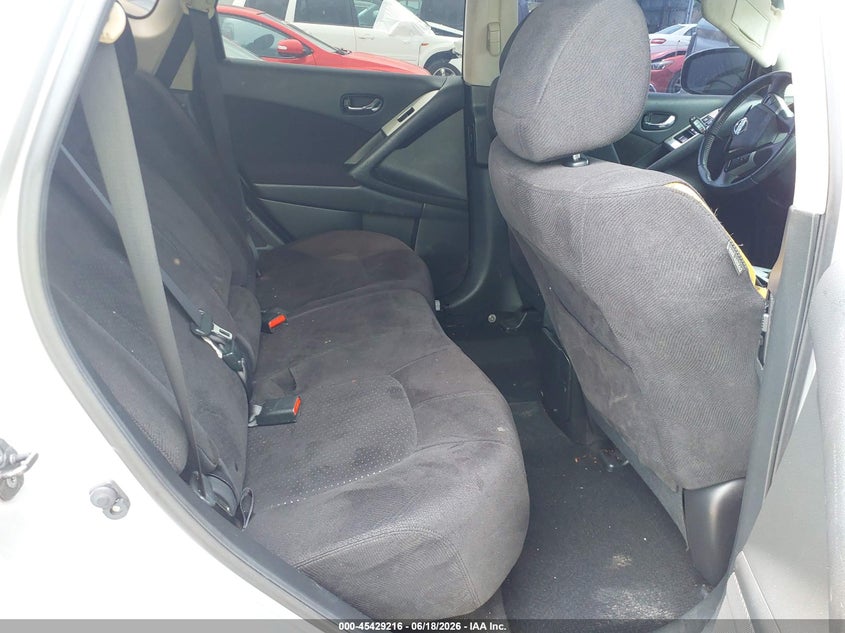 2012 Nissan Murano VIN JN8AZ1MU7CW112118 IAAI salvage auction — NORMAL WEAR, Clear (Louisiana), sold $350 on 2026-07-21 (photo 8)