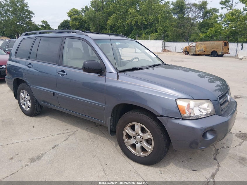 2006 Toyota Highlander VIN JTEDP21A460106830 IAAI salvage auction — NORMAL WEAR, Clear (Missouri), sold $4,250 on 2026-07-07 (photo 1)