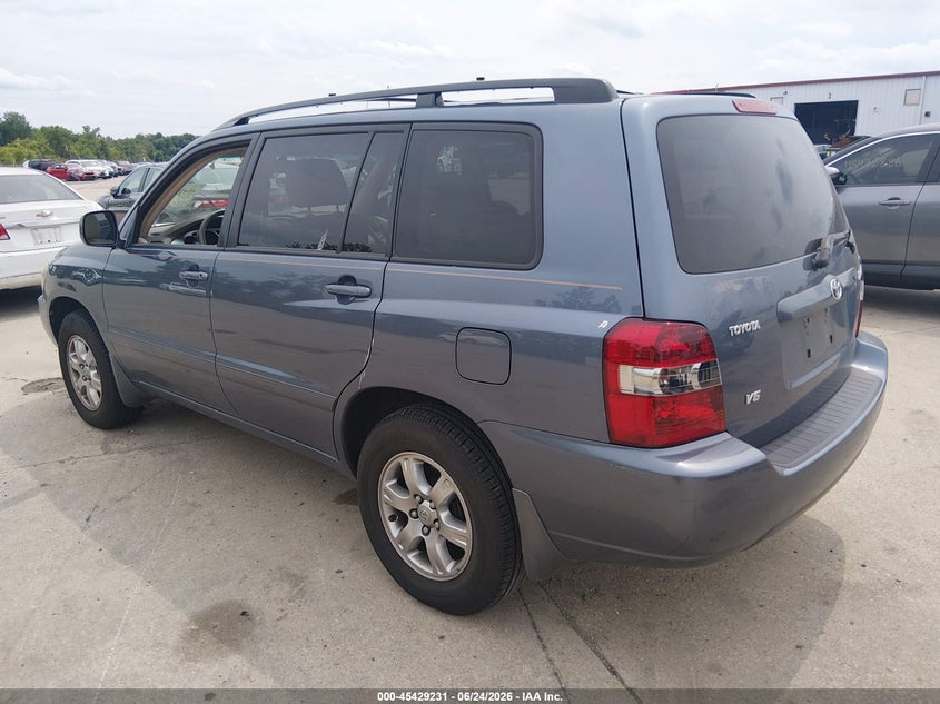 2006 Toyota Highlander VIN JTEDP21A460106830 IAAI salvage auction — NORMAL WEAR, Clear (Missouri), sold $4,250 on 2026-07-07 (photo 3)