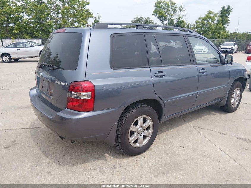 2006 Toyota Highlander VIN JTEDP21A460106830 IAAI salvage auction — NORMAL WEAR, Clear (Missouri), sold $4,250 on 2026-07-07 (photo 4)