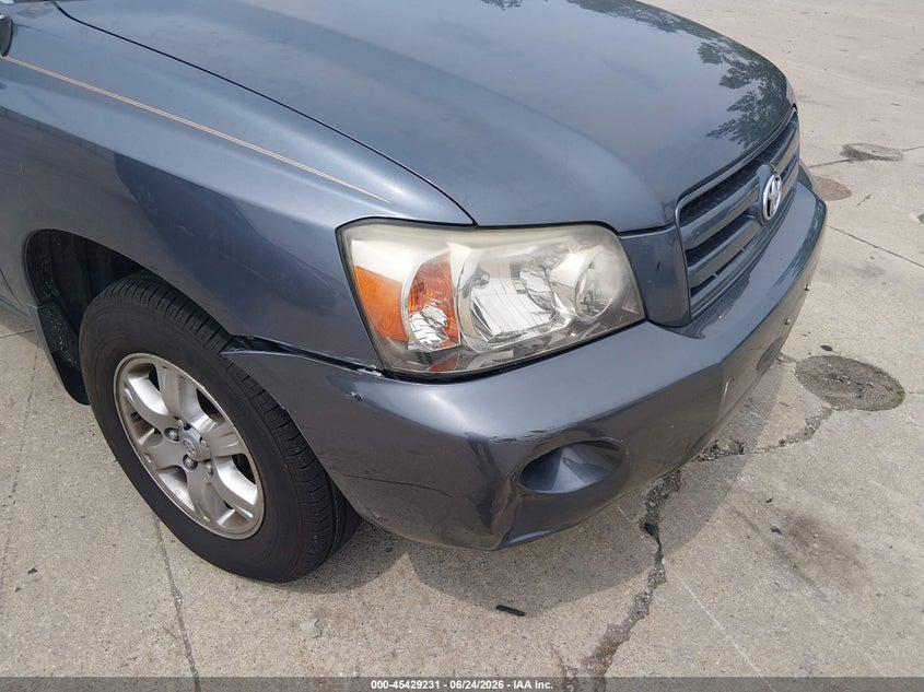 2006 Toyota Highlander VIN JTEDP21A460106830 IAAI salvage auction — NORMAL WEAR, Clear (Missouri), sold $4,250 on 2026-07-07 (photo 6)