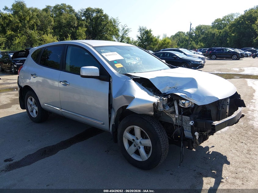 2013 Nissan Rogue VIN JN8AS5MV7DW611698 IAAI salvage auction — FRONT & REAR, Salvage (Missouri), sold $550 on 2026-07-22 (photo 1)