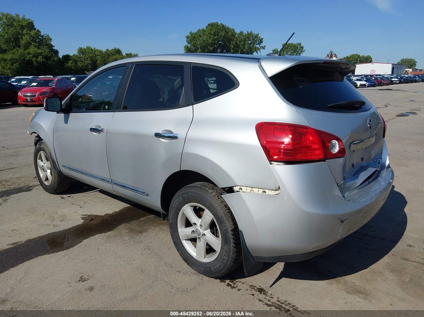 2013 Nissan Rogue VIN JN8AS5MV7DW611698 IAAI salvage auction — FRONT & REAR, Salvage (Missouri), sold $550 on 2026-07-22 (photo 3)