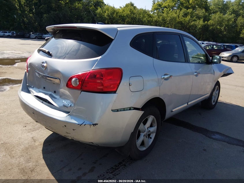 2013 Nissan Rogue VIN JN8AS5MV7DW611698 IAAI salvage auction — FRONT & REAR, Salvage (Missouri), sold $550 on 2026-07-22 (photo 4)