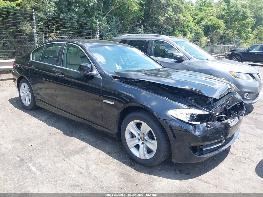 2011 BMW 5 series VIN WBAFR1C55BDV76544 IAAI salvage auction — FRONT END, Salvage (North Carolina), sold $1,100 on 2026-07-22 (photo 1)